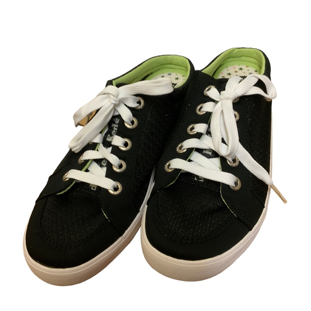 Y2K Keds Women's Safari Mule BLACK Lace Up CLOGS SIZE 8
